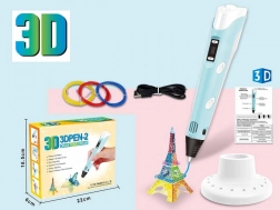 Kit stylo 3D avec filaments et câble d’alimentation USB