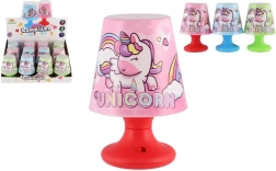 Mini lampe pour enfant avec licorne, à piles, 8 × 11 cm, 3 couleurs