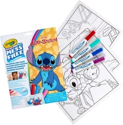 Crayola livres à colorier lilo et stitch colour wonder + 4 feutres