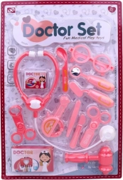 Trousse de docteur rose pour enfants