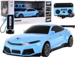 Voiture RC avec station de recharge – Bleu