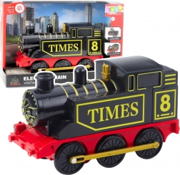 Locomotive électrique rétro avec lumières et sons