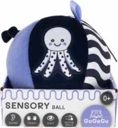 balle sensorielle en peluche avec grelot GAGAGU pour bébés