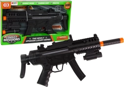 Grande mitrailleuse avec batterie Lumière Son Vibration