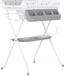 Baignoire avec matelas à langer et support Aqua Giraffe de Chipolino