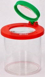 Récipient d'observation avec loupe GOKI