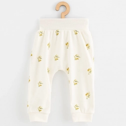 Pantalon bébé en coton biologique NEW BABY Olives 80 (9–12 mois)