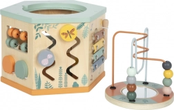 Cube d’activités Safari en bois avec 7 activités
