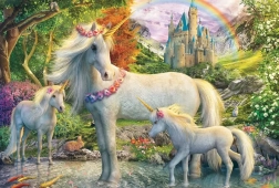 Puzzle Licorne avec Jeunes 200 Pièces