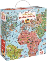 Puzzle des explorateurs – carte du monde 300 pièces