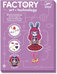 Broche lumineuse Fillette lapin DJECO