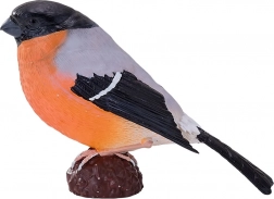 MOJO figurine bouvreuil pivoine – petit oiseau réaliste en PVC sans phtalates