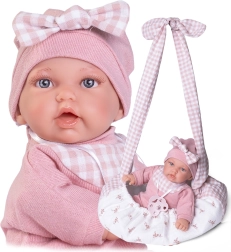 Poupée réaliste Antonio Juan avec un corps en tissu doux 27 cm