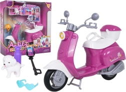Scooter pour poupées avec accessoires