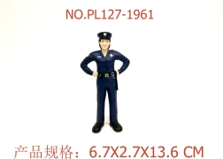 Figurine policière 13,6 cm