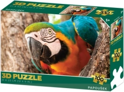 Puzzle 3D perroquet, 100 pièces