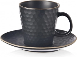 Tasse en céramique avec soucoupe pour espresso TEA TIME 95 ml