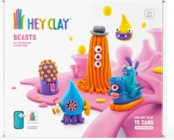 HEY CLAY modeline beasts – set de 15 pots