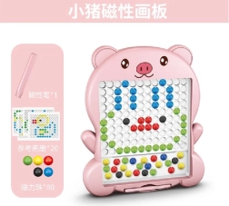 Tablette magnétique ourson rose