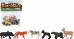 Mini Safari ZOO Ensemble d'Animaux en Plastique