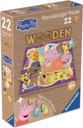 Puzzle en bois PEPPA PIG 22 pièces – Ravensburger