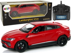 Voiture RC 1:24 LAMBORGHINI Urus rouge avec phares 2,4 GHz