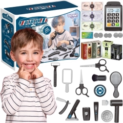 Set de barbier et de coiffeur pour enfants WOOPIE - 24 pièces
