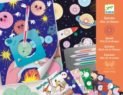 Kit créatif DJECO spirales décoratives – 10 motifs