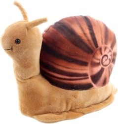 Escargot en peluche 24 cm écoresponsable
