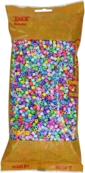 Perles à repasser pastel 5 mm, 6000 pcs