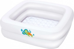 Bestway baignoire et petite piscine gonflables pour enfants 2-en-1 BABY STEP 1-2-3 (86 × 86 cm)