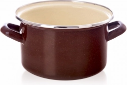 Casserole émaillée BROWN 18 cm, 2 l