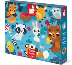 Puzzle tactiles JANOD Animaux de la forêt 20 pièces