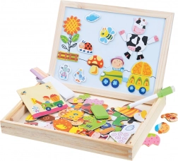 Tableau magnétique ferme 102 pièces