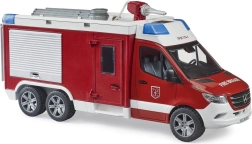 Camion de pompiers Mercedes-Benz Sprinter avec lumière et son Bruder