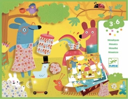 Mosaïque Pique-nique avec des animaux de Djeco