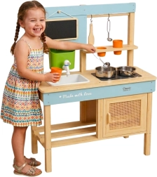 Cuisine de jardin XXL en bois Classic World avec accessoires