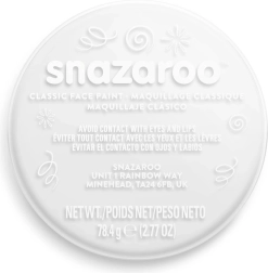 Snazaroo peinture blanche pour visage 75 ml