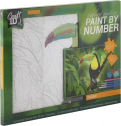 Peinture diamant Toucan 40x50 cm