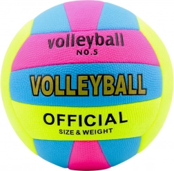 Ballon de volley coloré taille 5, diamètre 20 cm