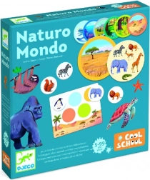 DJECO NATURO MONDO jeu de loto éducatif sur les animaux et leurs milieux