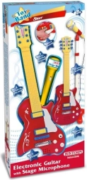 Guitare rock Bontempi avec micro sur pied réglable