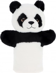 Keeleco Panda - marionnette écologique en peluche à main 27 cm
