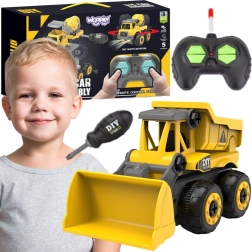 Bulldozer de chantier DIY télécommandé Woopie