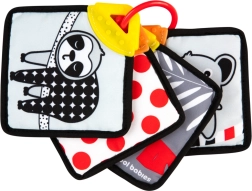 Cartes en tissu sensorielles avec anneau de dentition CANPOL babies BabiesBoo