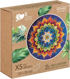 Alexander mandala nocturne – puzzle en bois 100 pièces