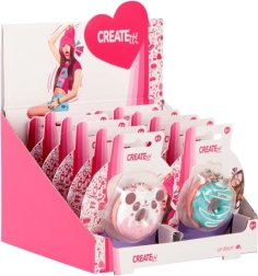 baume à lèvres donut avec porte-clés Create It! – rose