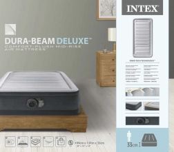 Matelas gonflable Dura-Beam Twin avec pompe intégrée