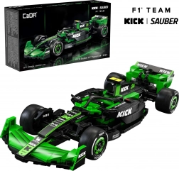 Kit de construction CaDA voiture de sport F1 KICK SAUBER 1:24, 314 pièces