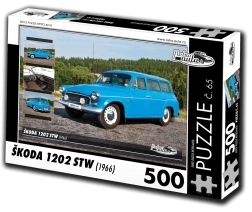 Puzzle Rétro-Autos Škoda 1202 STW 500 pièces
